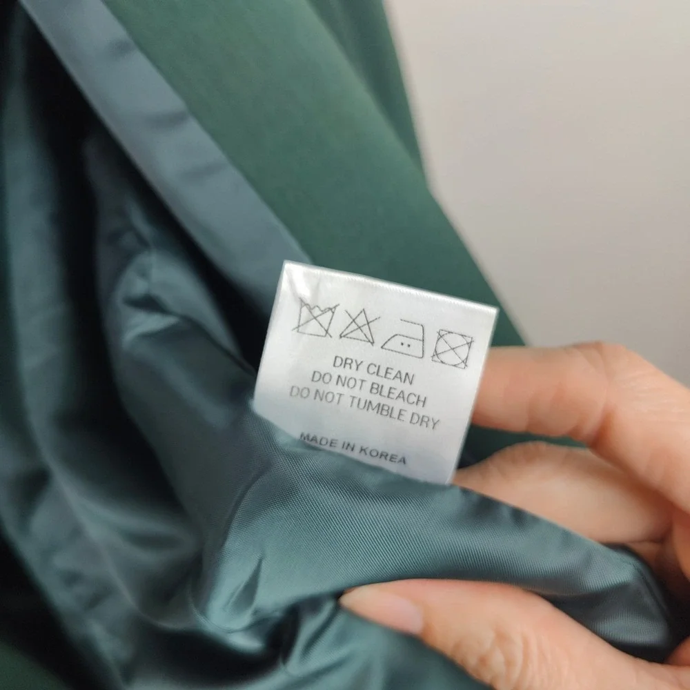 The Frankie Shop Bea Blazer Pants Suit Set Womens‎ XS Green Minimalist Modern